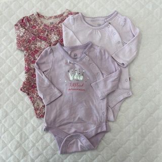 ベビーギャップ(babyGAP)のbabyGAP ロンパース　３枚セット(ロンパース)