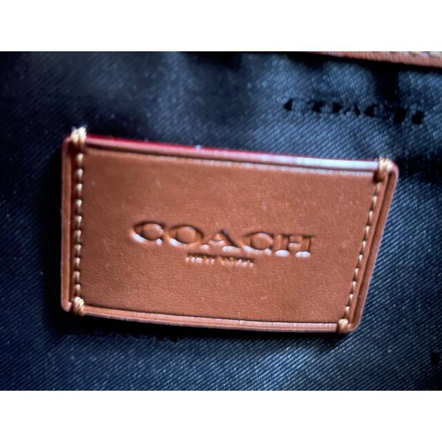 COACH メンズリュック　ネイビー　本皮　未使用 5