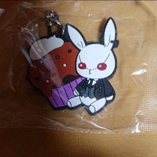 1番くじ 黒執事 ラバーストラップ②ビターラビット(キャラクターグッズ)