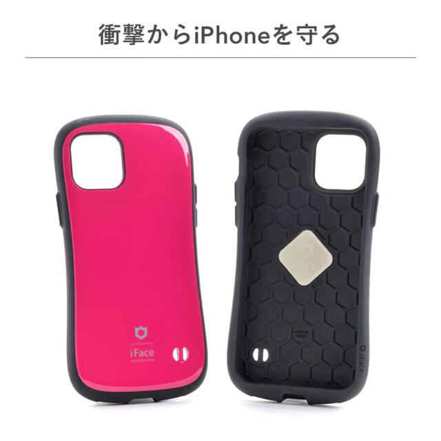 iFaceブラック♡iPhone12 12pro 対応 スマホ/家電/カメラのスマホアクセサリー(iPhoneケース)の商品写真