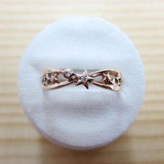 スタージュエリー(STAR JEWELRY)のスタージュエリー　K10　ダイヤ0.01ct　リング(リング(指輪))