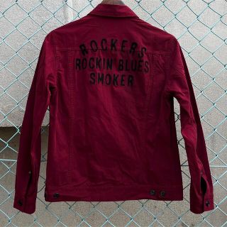 ワコマリア(WACKO MARIA)のWACKO MARIA ワコマリア ROCKERS SMOKER 刺繍ジャケット(Gジャン/デニムジャケット)