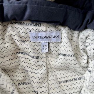 EMPORIO ARMANI ベビー ダウンジャンプスーツ カバーオール