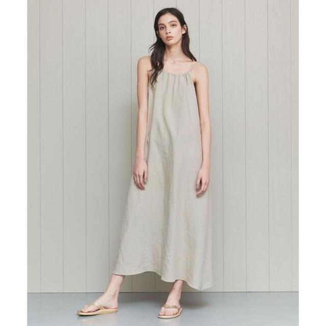 BEAUTY&YOUTH UNITED ARROWS(ビューティアンドユースユナイテッドアローズ)の＜H＞LINEN CANVAS CAMISOLE DRESS ワンピース レディースのワンピース(ロングワンピース/マキシワンピース)の商品写真