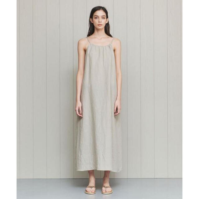 BEAUTY&YOUTH UNITED ARROWS(ビューティアンドユースユナイテッドアローズ)の＜H＞LINEN CANVAS CAMISOLE DRESS ワンピース レディースのワンピース(ロングワンピース/マキシワンピース)の商品写真