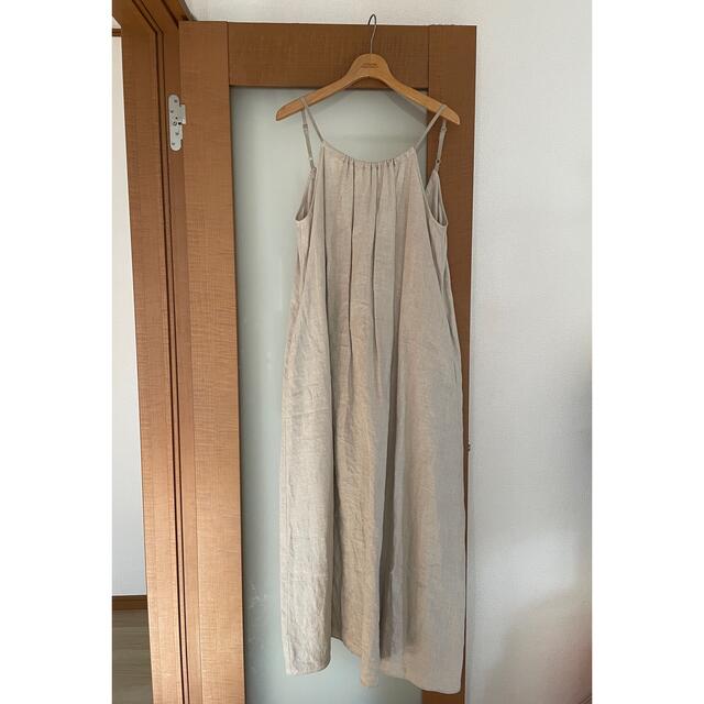 BEAUTY&YOUTH UNITED ARROWS(ビューティアンドユースユナイテッドアローズ)の＜H＞LINEN CANVAS CAMISOLE DRESS ワンピース レディースのワンピース(ロングワンピース/マキシワンピース)の商品写真