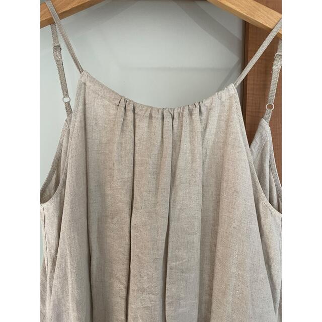 BEAUTY&YOUTH UNITED ARROWS(ビューティアンドユースユナイテッドアローズ)の＜H＞LINEN CANVAS CAMISOLE DRESS ワンピース レディースのワンピース(ロングワンピース/マキシワンピース)の商品写真