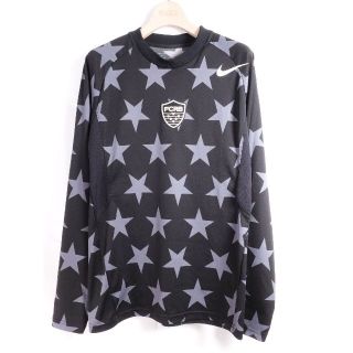 ナイキ(NIKE)のNIKE FCRB ナイキエフシーアールビー　トレーニングシャツ　ブラック(Tシャツ/カットソー(七分/長袖))