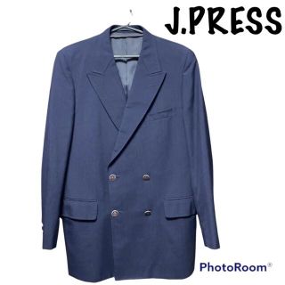 ジェイプレス(J.PRESS)の【美品】J.PRESS 希少 銀ボタン ダブルジャケット ウール素材(テーラードジャケット)