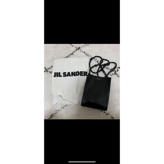 Jil Sander(ジルサンダー)の【美品】ジルサンダー⋆タングル ブラック　JILSANDER レディースのバッグ(ショルダーバッグ)の商品写真