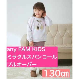 エニィファム(anyFAM)のany FAM KIDS ミラクルスパンコール プルオーバー　オーロラ(Tシャツ/カットソー)