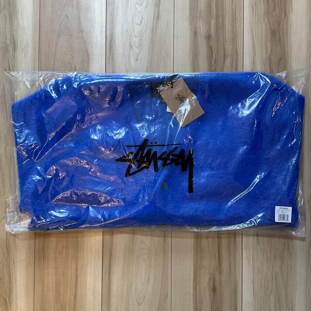 STUSSY(ステューシー)のStussy Shaggy Cardigan - Royal Blue L メンズのトップス(カーディガン)の商品写真