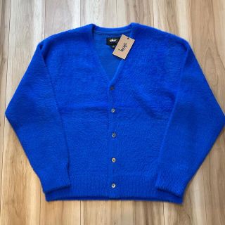 Stussy Shaggy Cardigan - Royal Blue L