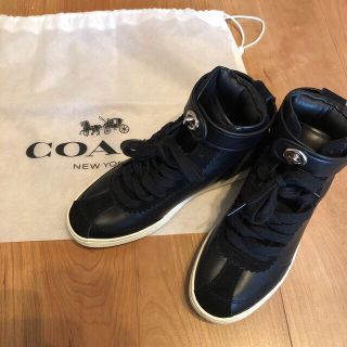 コーチ(COACH)の早い者勝ち最終値下げ　COACH レディーススニーカー　22.5㎝(スニーカー)