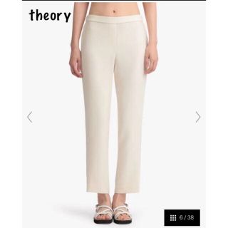 セオリー(theory)のセオリー　21SS テーバードパンツ(クロップドパンツ)