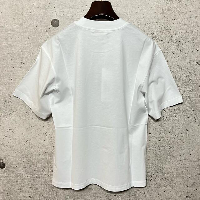 Marni(マルニ)の新品　MARNI マルニ　36 ロゴTシャツ　ホワイト　半袖　オーバーサイズ レディースのトップス(Tシャツ(半袖/袖なし))の商品写真