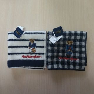 ラルフローレン(Ralph Lauren)のラルフローレン  タオルハンカチ  2枚  新品  ㉚(ハンカチ)