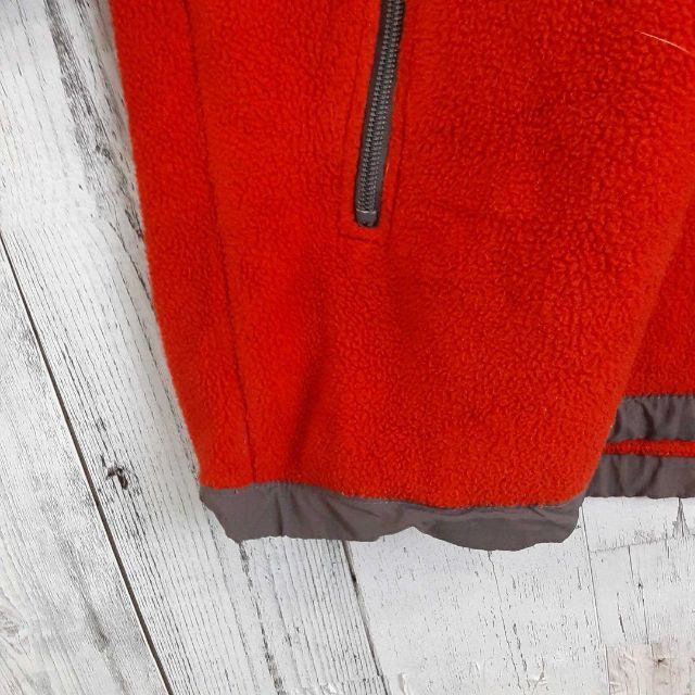 THE NORTH FACE(ザノースフェイス)の美品US規格ノースフェイスデナリジャケット刺繍ロゴ灰色グレー赤レッドポーラテック メンズのジャケット/アウター(ブルゾン)の商品写真