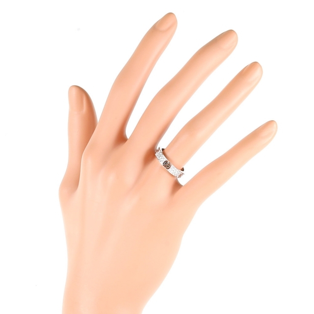 Gucci(グッチ)の【中古】グッチ GUCCI リング・指輪  K18ホワイトゴールド ダイヤモンド レディースのアクセサリー(リング(指輪))の商品写真