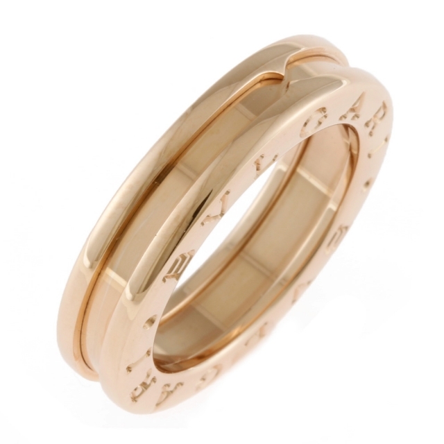 最初の BVLGARI - 【中古】ブルガリ BVLGARI リング・指輪 K18ピンク