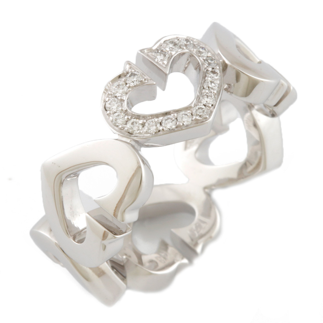 【在庫僅少】 - Cartier カルティエ 中古 ダイヤモンド：17石 K18ホワイトゴールド 8号 リング・指輪 CARTIER リング(指輪)