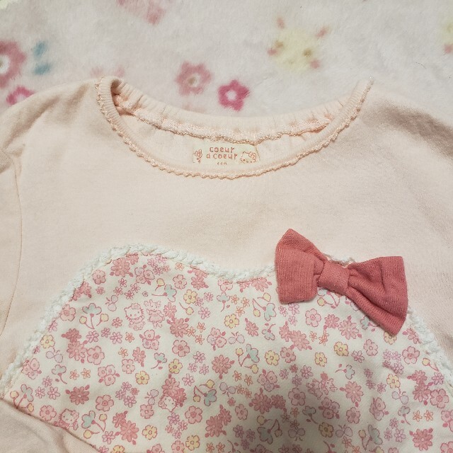 coeur a coeur(クーラクール)のcoeur a coeur　110　チュニック　ワンピース キッズ/ベビー/マタニティのキッズ服女の子用(90cm~)(ワンピース)の商品写真