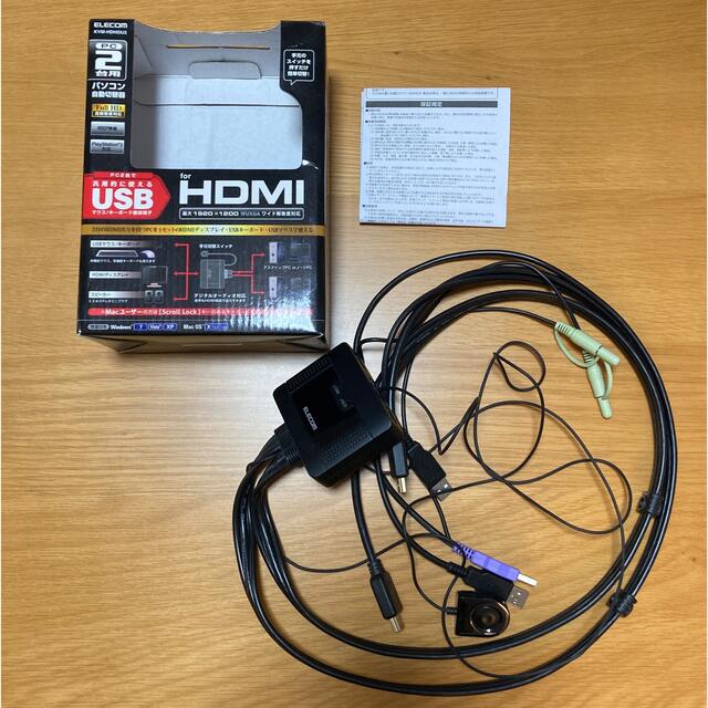 ELECOM HDMI対応パソコン切替器 KVM-HDHDU2