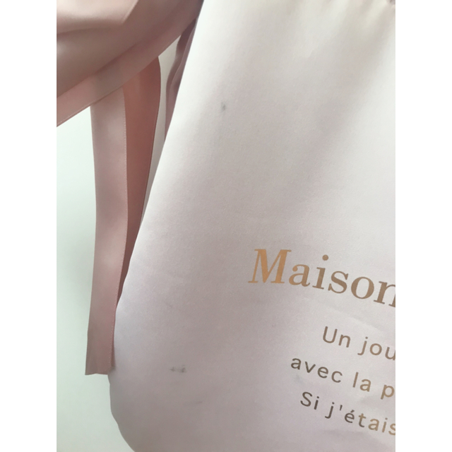 Maison de FLEUR(メゾンドフルール)のMaison de FLEUR ダブルリボントートバッグ ピンクベージュ レディースのバッグ(トートバッグ)の商品写真