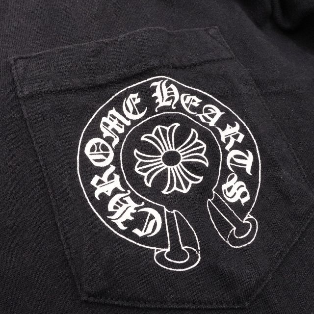 Chrome Hearts(クロムハーツ)のCHROME HEARTS クロムハーツ　ロングTシャツ　ブラック メンズのトップス(Tシャツ/カットソー(七分/長袖))の商品写真