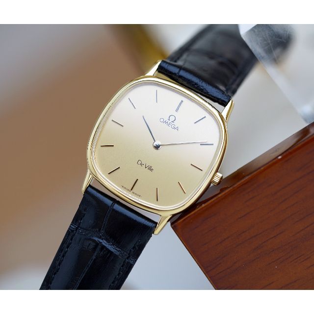 OMEGA(オメガ)の美品 オメガ デビル スクエア ゴールド メンズ Omega  メンズの時計(腕時計(アナログ))の商品写真