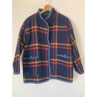 アメリヴィンテージ(Ameri VINTAGE)の古着＊リバーシブル/コーデュロイチェックコート(ブルゾン)