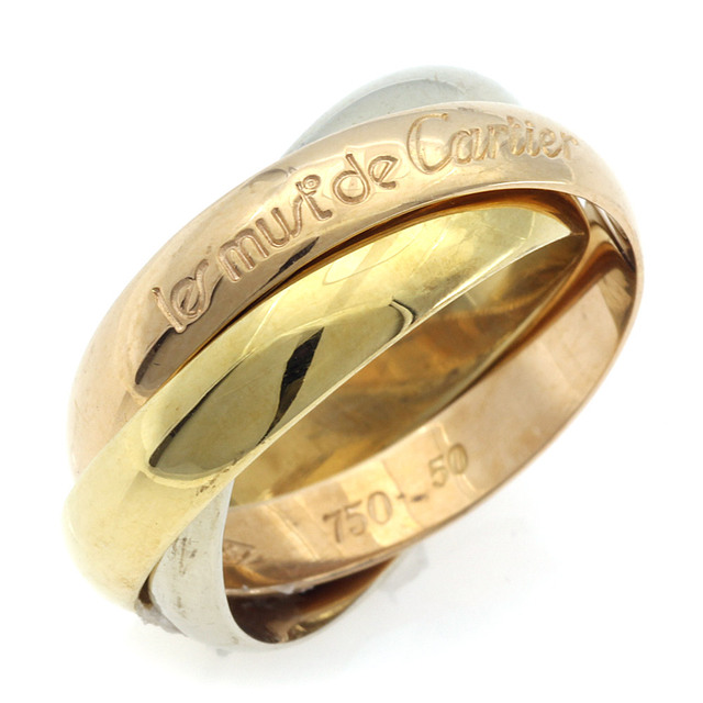 Cartier - 【中古】カルティエ CARTIER リング・指輪  K18イエローゴールド