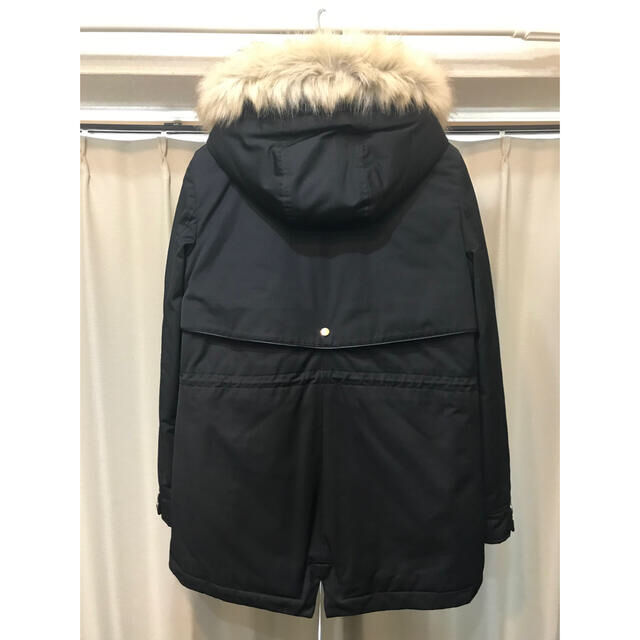 ZARA(ザラ)のZARA ザラ　モッズコート　黒　XS レディースのジャケット/アウター(モッズコート)の商品写真