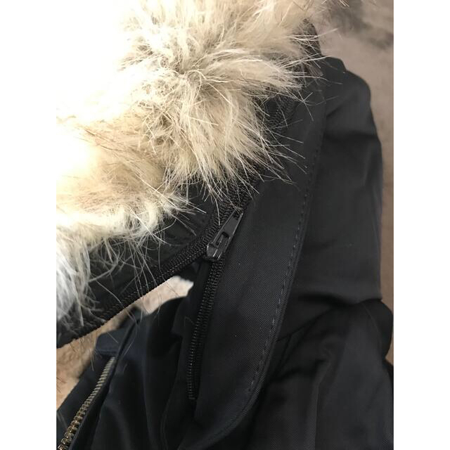 ZARA(ザラ)のZARA ザラ　モッズコート　黒　XS レディースのジャケット/アウター(モッズコート)の商品写真