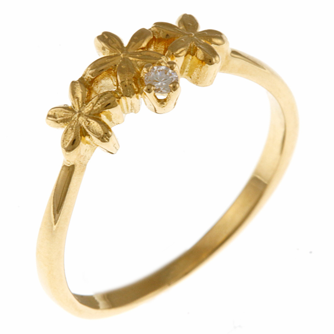 中古】ミキモト MIKIMOTO リング・指輪 花 フラワー 9号 K18 【気質
