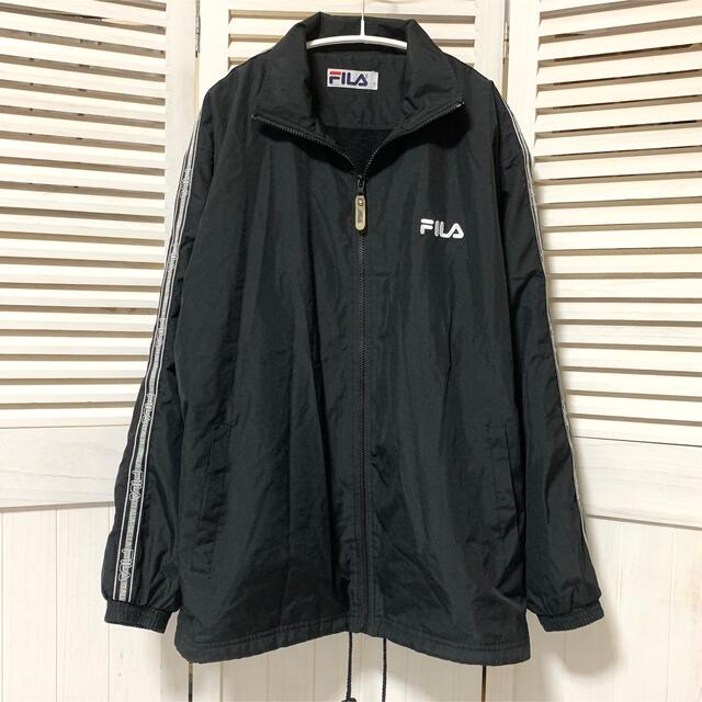 【希少90s】FILA フィラ ナイロンジャケット ジップアップ ジャージ M