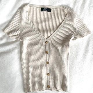 ベルシュカ(Bershka)のベルシュカ　リブTシャツ　XSサイズ(Tシャツ(半袖/袖なし))