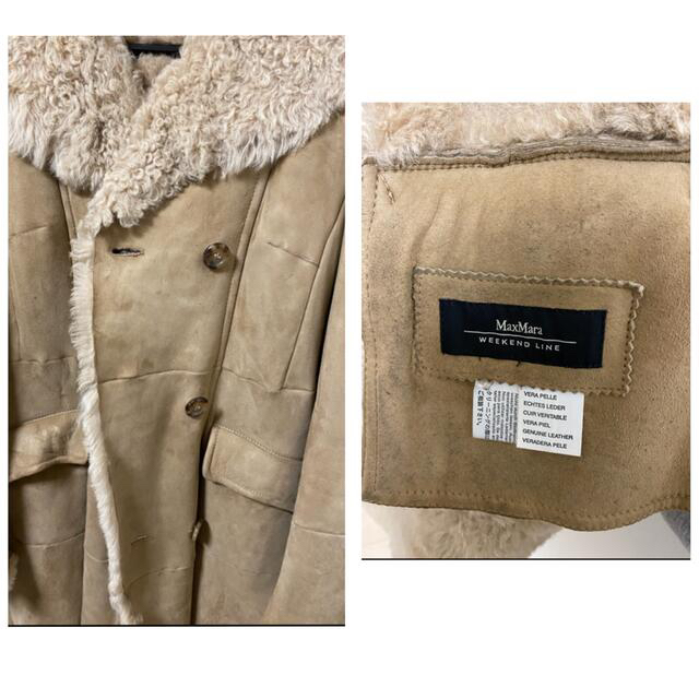 Max Mara(マックスマーラ)のマックスマーラのカジュアルラインのムートンコート レディースのジャケット/アウター(ムートンコート)の商品写真