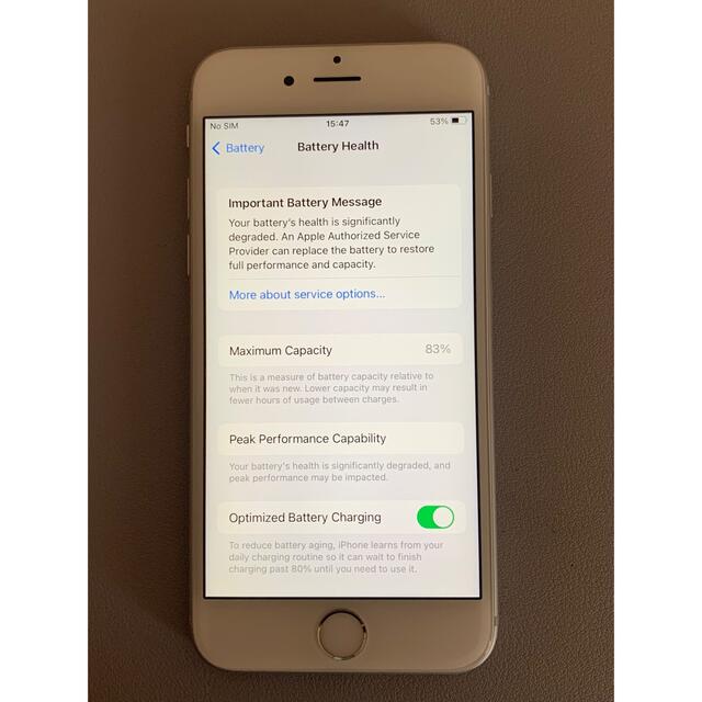 iPhone 6s Silver 128 GB SIMフリー 2