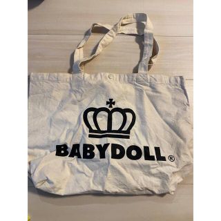 ベビードール(BABYDOLL)のBABY DOLL トートバッグ ベージュ ブラック(トートバッグ)