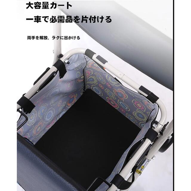 高齢者向けショッピングカート 高齢者用カー シルバーカー (002E握り制動)-