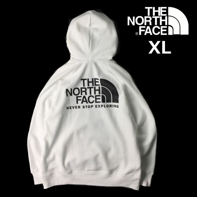THE NORTH FACE(ザノースフェイス)のノースフェイス W パーカー US限定 上質 裏起毛(XL)白 181130 レディースのトップス(パーカー)の商品写真