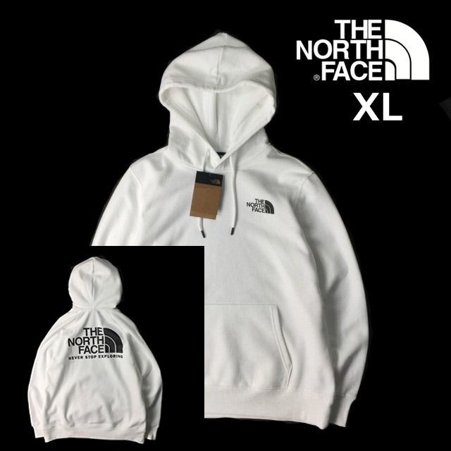 THE NORTH FACE(ザノースフェイス)のノースフェイス W パーカー US限定 上質 裏起毛(XL)白 181130 レディースのトップス(パーカー)の商品写真