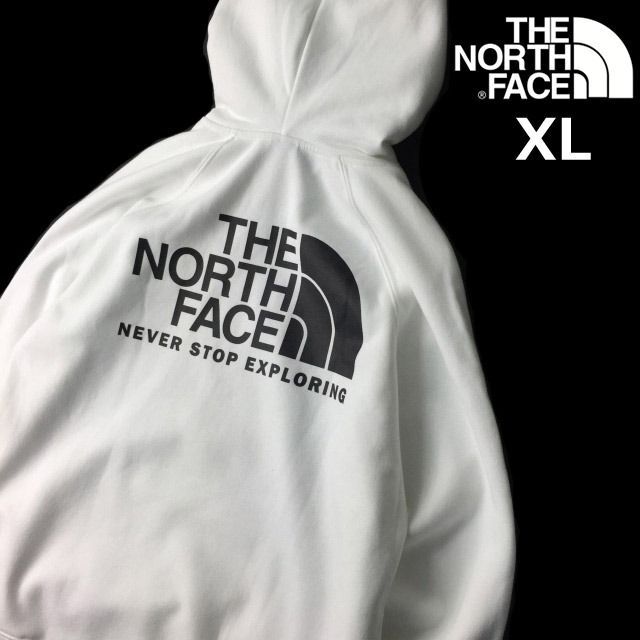 THE NORTH FACE(ザノースフェイス)のノースフェイス W パーカー US限定 上質 裏起毛(XL)白 181130 レディースのトップス(パーカー)の商品写真