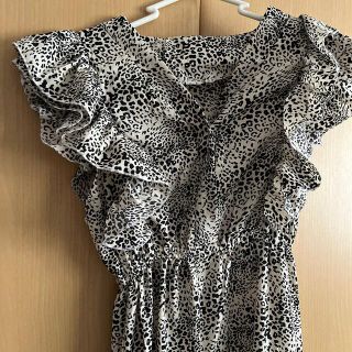 ザラ(ZARA)の美品　ワンピース　レオパード(ロングワンピース/マキシワンピース)