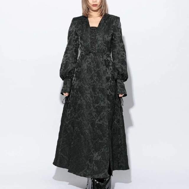 今ダケ送料無料 melt the lady フラワージャガードロングドレス