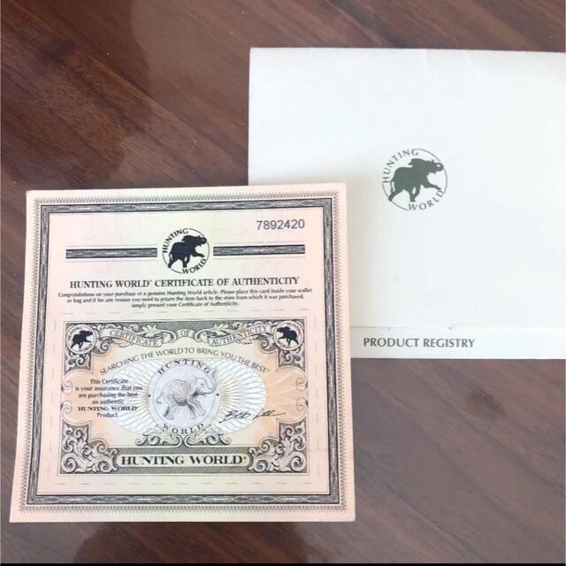 HUNTING WORLD - ハンティングワールド 美品 デニムトートバッグ HUNTING WORLD - ハンティングワールド 美品 デニムトートバッグ