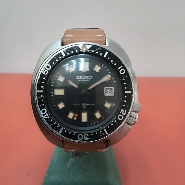 人気 セイコー - SEIKO セカンドダイバー 1974年製   6105-8110   腕時計(アナログ)