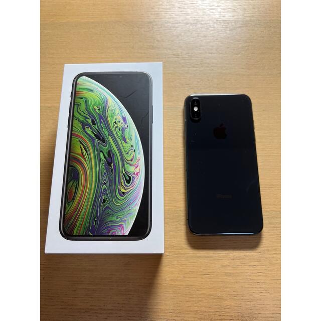 iPhone XS 64GB SIMフリー　スペースグレー 本体 1