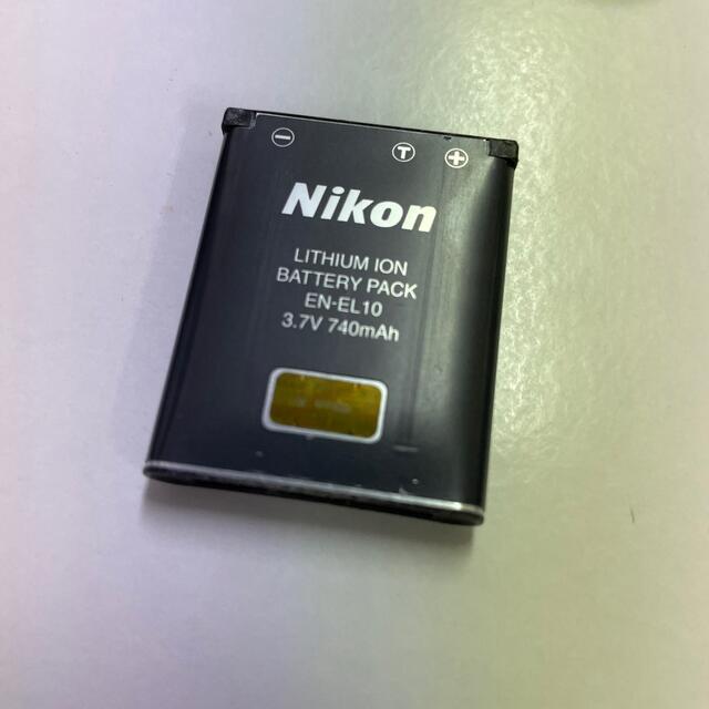 Nikon(ニコン)のused Nikon EN-EL10 バッテリー　デジカメ スマホ/家電/カメラのカメラ(コンパクトデジタルカメラ)の商品写真